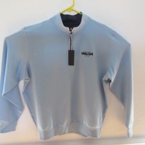 Fairway & Greene C11512 1/4 Zip Pullover XL Bluff Color Walsh Logo NWT